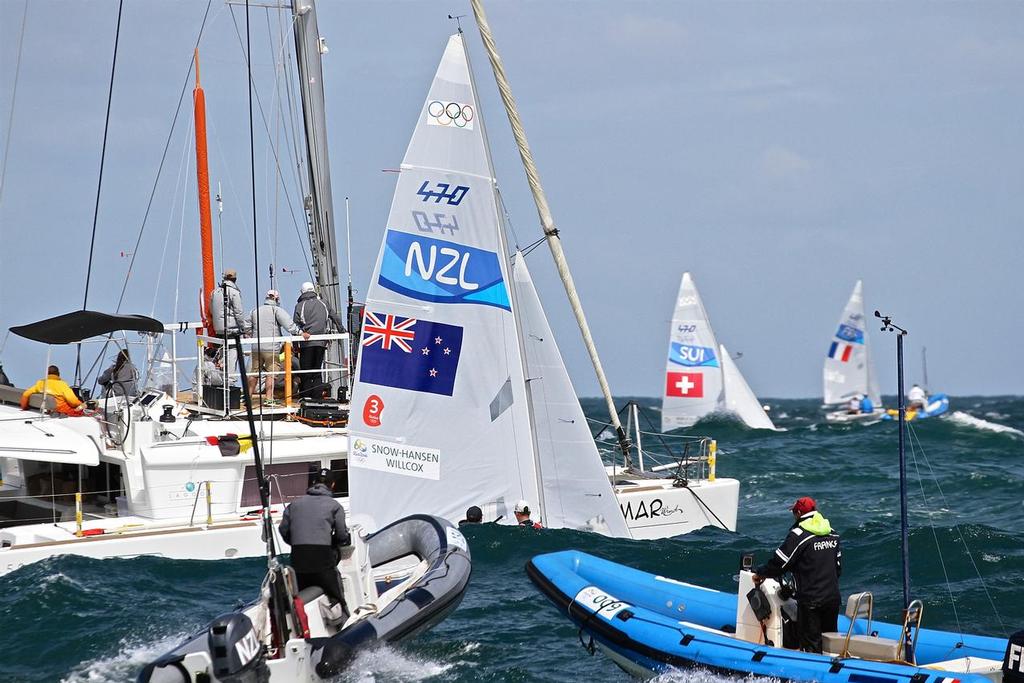 Day 4 - August 2016 040 (1) - Day 4, 2016 Olympics - 470 - Niteroi course (Ocean) © Richard Gladwell www.photosport.co.nz